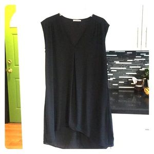 Black shift dress